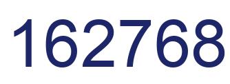 Number 162768 blue image