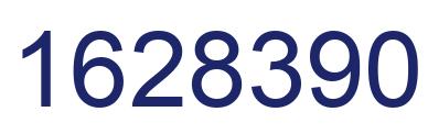 Number 1628390 blue image