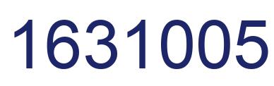 Número 1631005 imagen azul