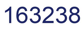 Number 163238 blue image