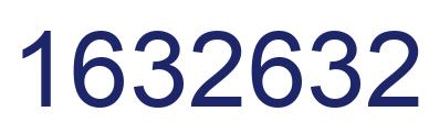 Number 1632632 blue image