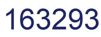 Number 163293 blue image