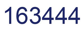 Número 163444 imagen azul