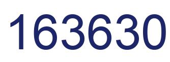 Number 163630 blue image