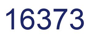 Number 16373 blue image