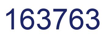 Number 163763 blue image