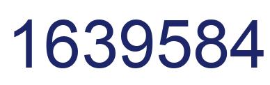 Número 1639584 imagen azul
