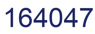 Número 164047 imagen azul