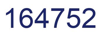 Número 164752 imagen azul