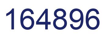 Number 164896 blue image