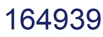 Number 164939 blue image