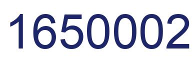 Número 1650002 imagen azul