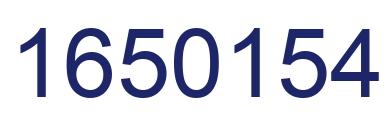 Número 1650154 imagen azul