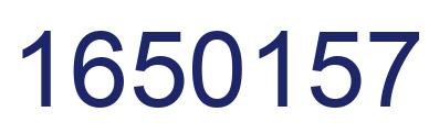 Número 1650157 imagen azul