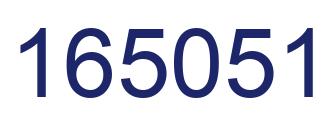 Número 165051 imagen azul
