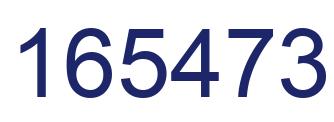 Número 165473 imagen azul