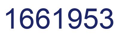 Number 1661953 blue image