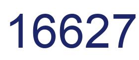 Number 16627 blue image