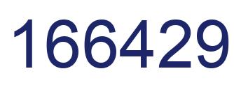 Number 166429 blue image