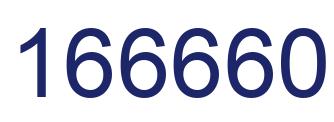 Número 166660 imagen azul