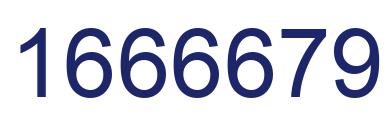 Número 1666679 imagen azul