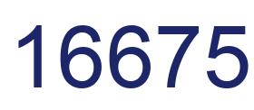 Número 16675 imagen azul
