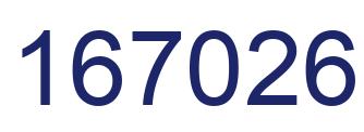 Number 167026 blue image