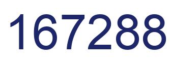 Number 167288 blue image