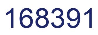Número 168391 imagen azul