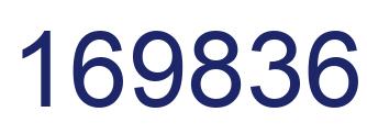 Number 169836 blue image