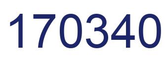 Number 170340 blue image