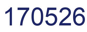 Número 170526 imagen azul