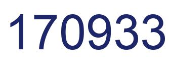 Number 170933 blue image