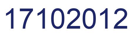 Number 17102012 blue image