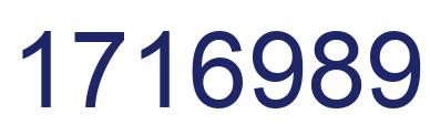 Número 1716989 imagen azul