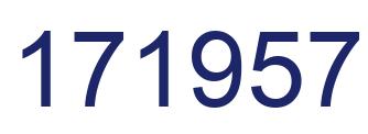 Number 171957 blue image