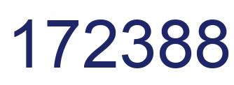 Number 172388 blue image