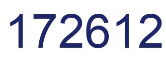 Number 172612 blue image