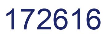 Number 172616 blue image