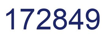 Número 172849 imagen azul