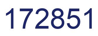 Número 172851 imagen azul