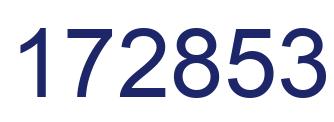 Número 172853 imagen azul