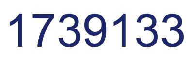 Número 1739133 imagen azul