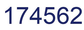 Número 174562 imagen azul