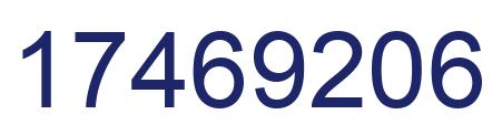 Número 17469206 imagen azul