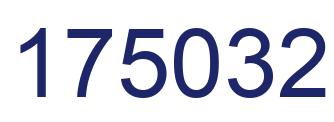 Number 175032 blue image