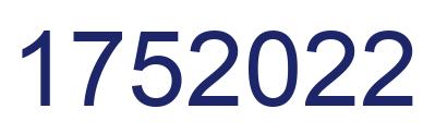Number 1752022 blue image