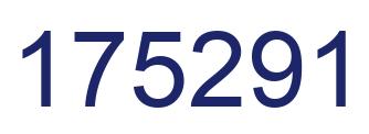 Número 175291 imagen azul