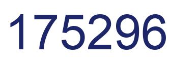 Number 175296 blue image