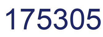 Number 175305 blue image